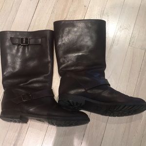 Manolo Blahnik Moto Boots